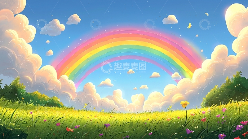 高清大图下载【趣麦麦图】彩虹