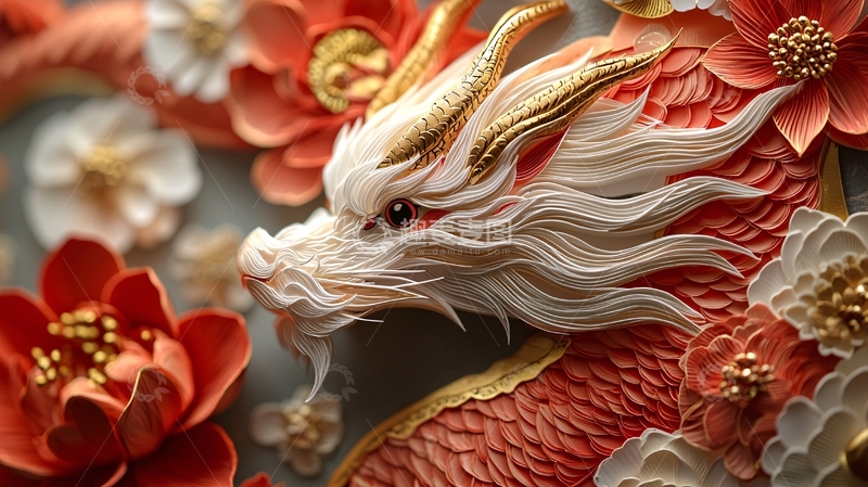 高清大图下载【趣麦麦图】中式龙