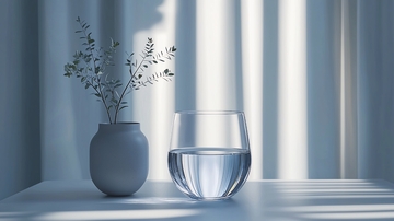 简约风格玻璃杯