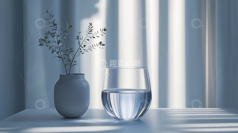 高清大图下载【趣麦麦图】简约风格玻璃杯