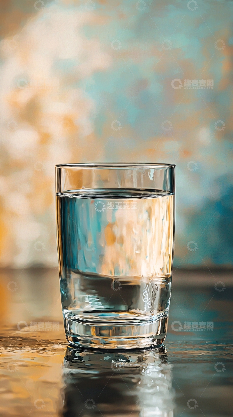 高清大图下载【趣麦麦图】一杯清水