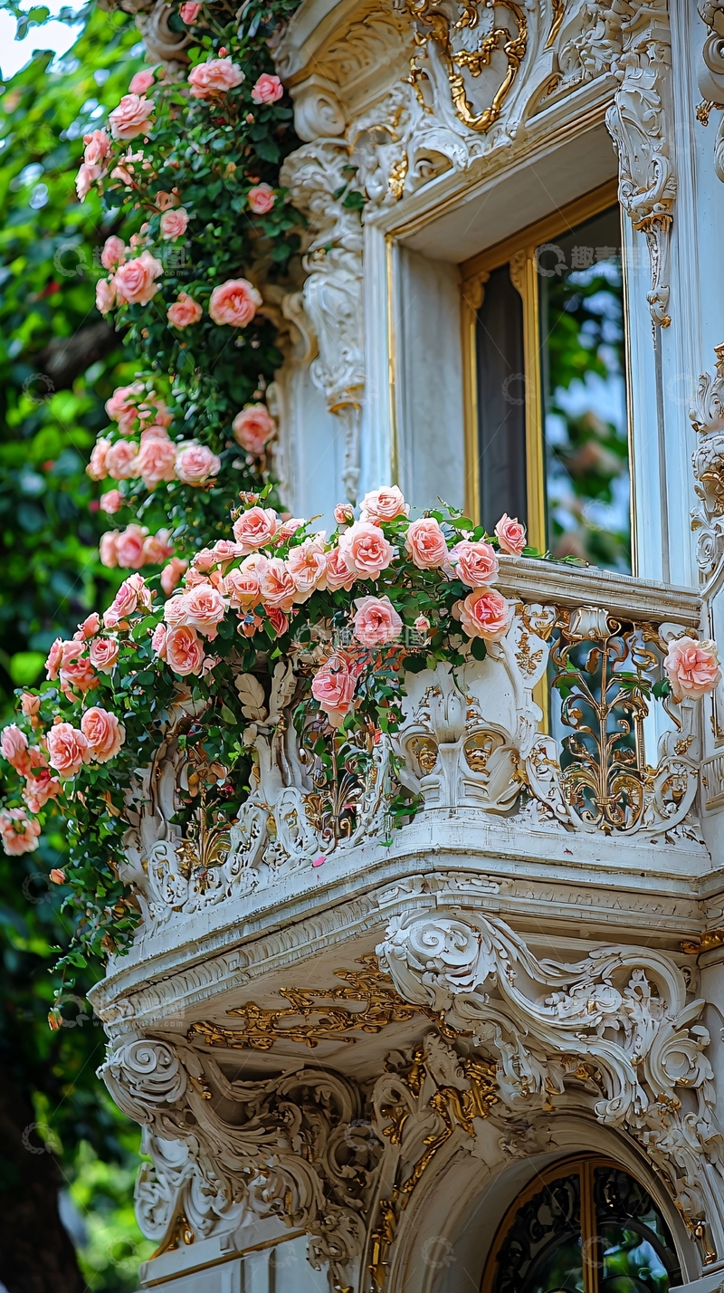 高清大图下载【趣麦麦图】玫瑰花墙