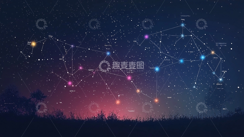 高清大图下载【趣麦麦图】星空图