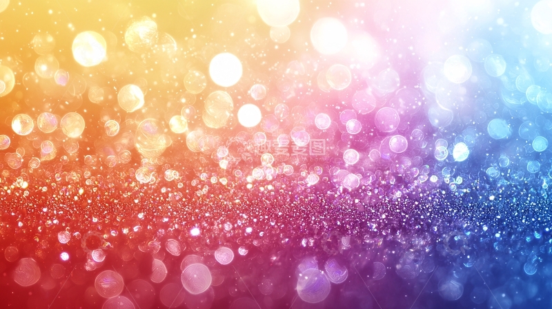 高清大图下载【趣麦麦图】多彩闪光背景