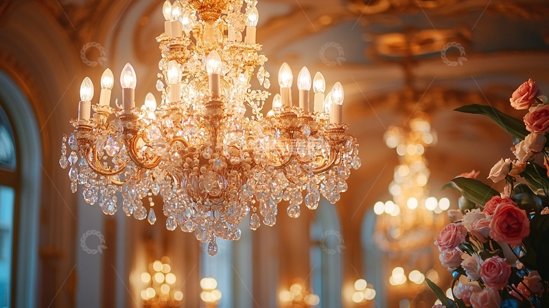 高清大图下载【趣麦麦图】奢华水晶吊灯