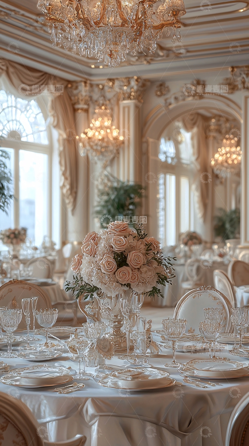 高清大图下载【趣麦麦图】奢华欧式宴会厅