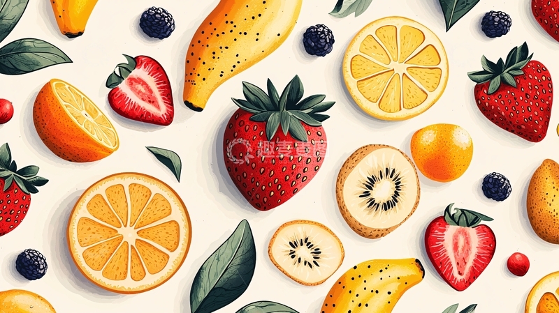 高清大图下载【趣麦麦图】水果图案