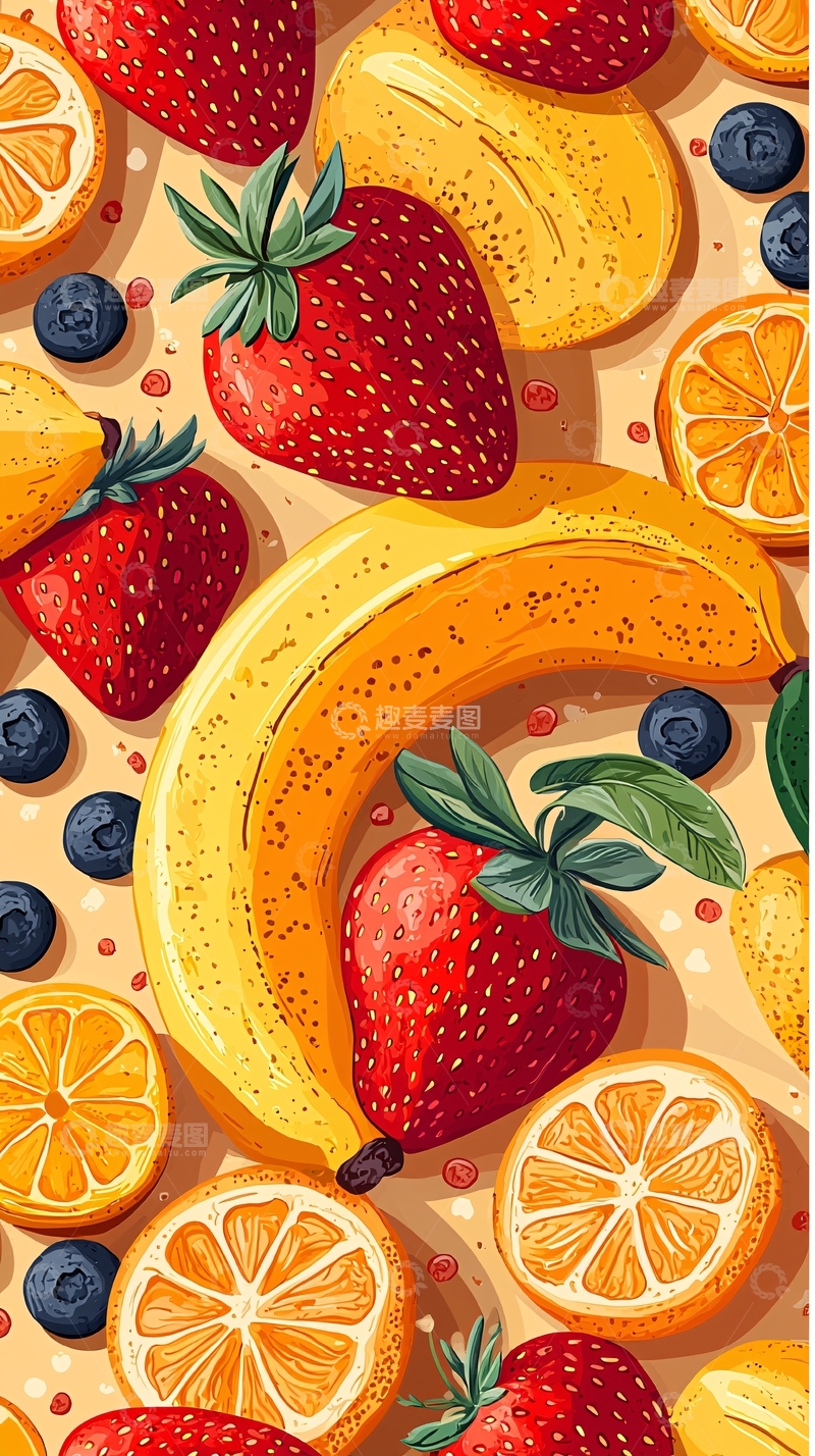 高清大图下载【趣麦麦图】水果背景图