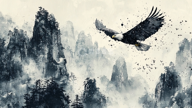 高清大图下载【趣麦麦图】水墨画