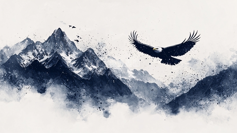 高清大图下载【趣麦麦图】水墨画