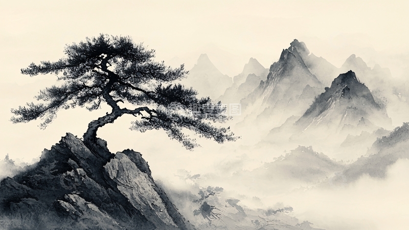 高清大图下载【趣麦麦图】水墨画