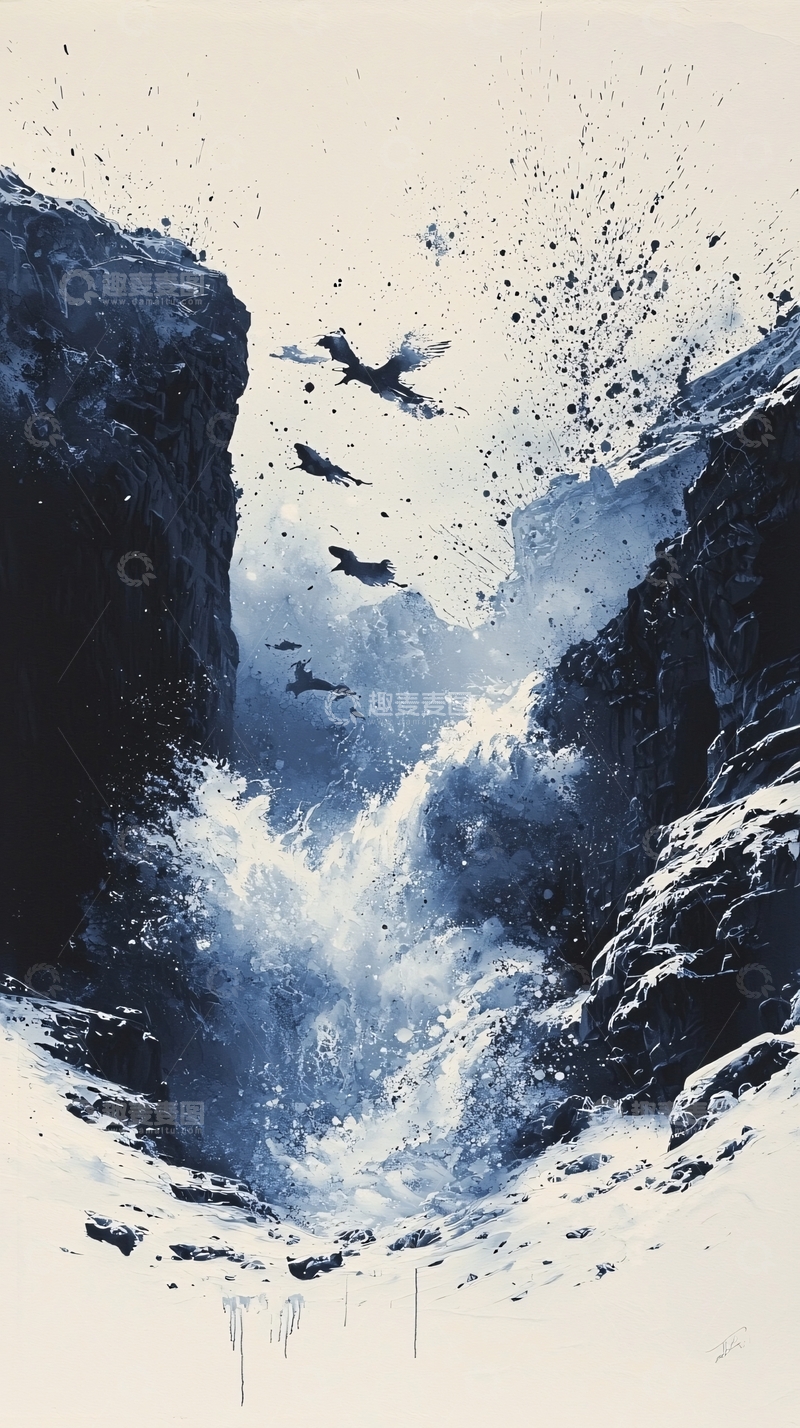 高清大图下载【趣麦麦图】水墨画