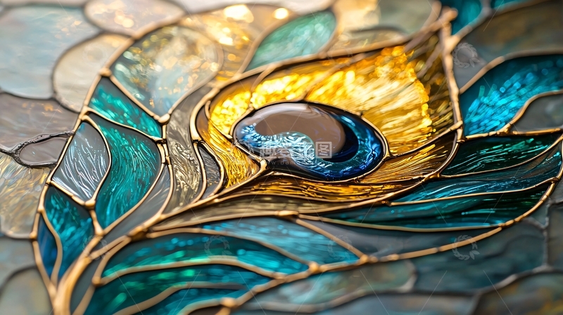 高清大图下载【趣麦麦图】孔雀窗花