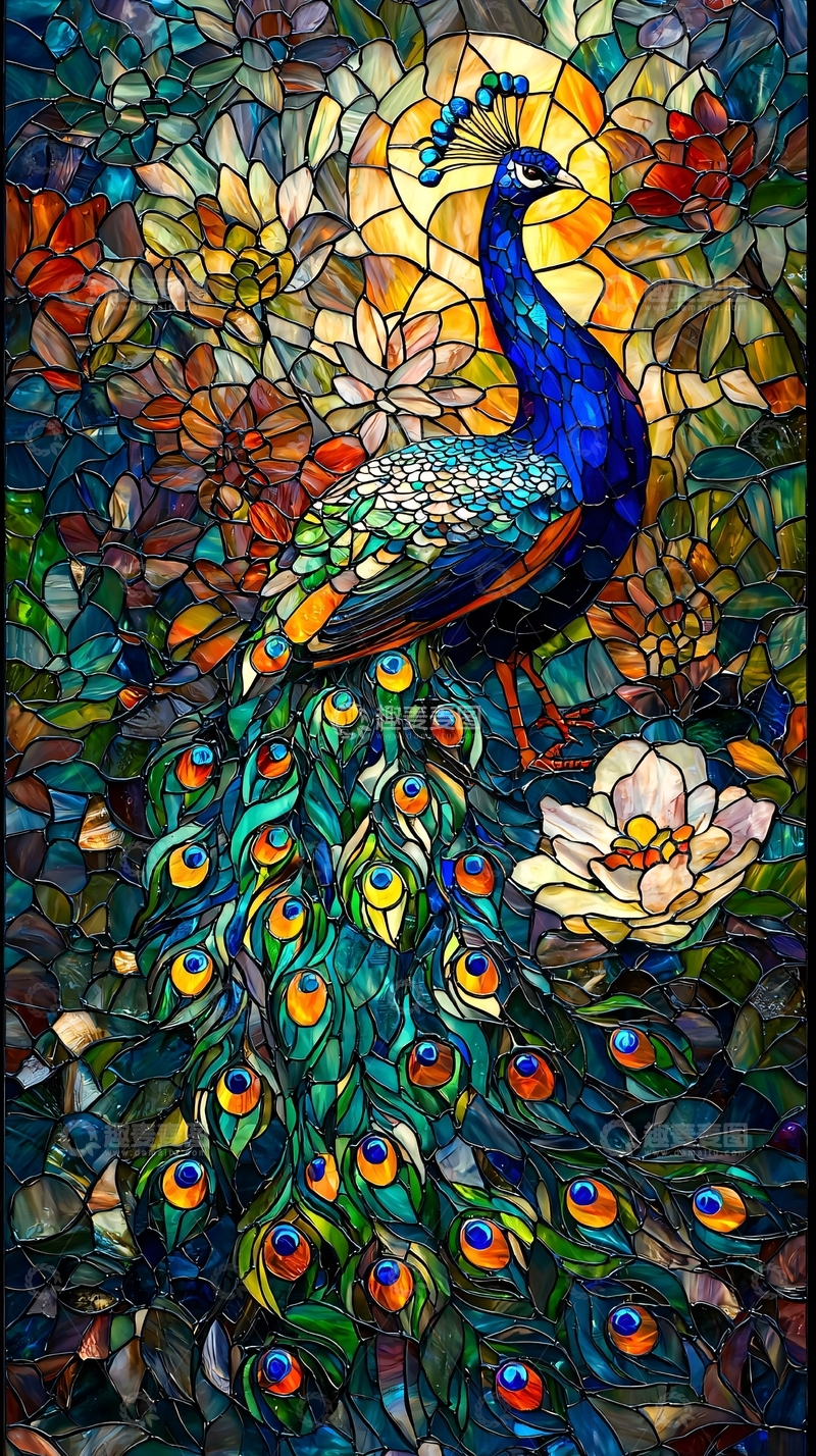 高清大图下载【趣麦麦图】彩色玻璃窗