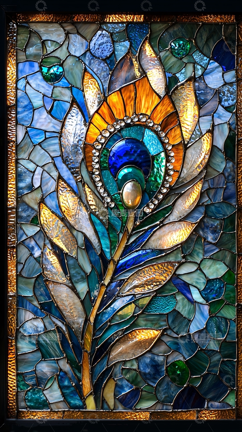 高清大图下载【趣麦麦图】彩色玻璃窗