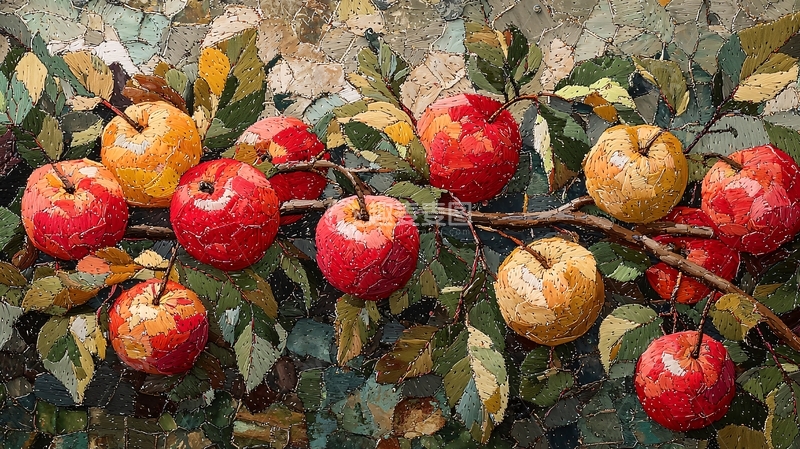 高清大图下载【趣麦麦图】苹果树枝