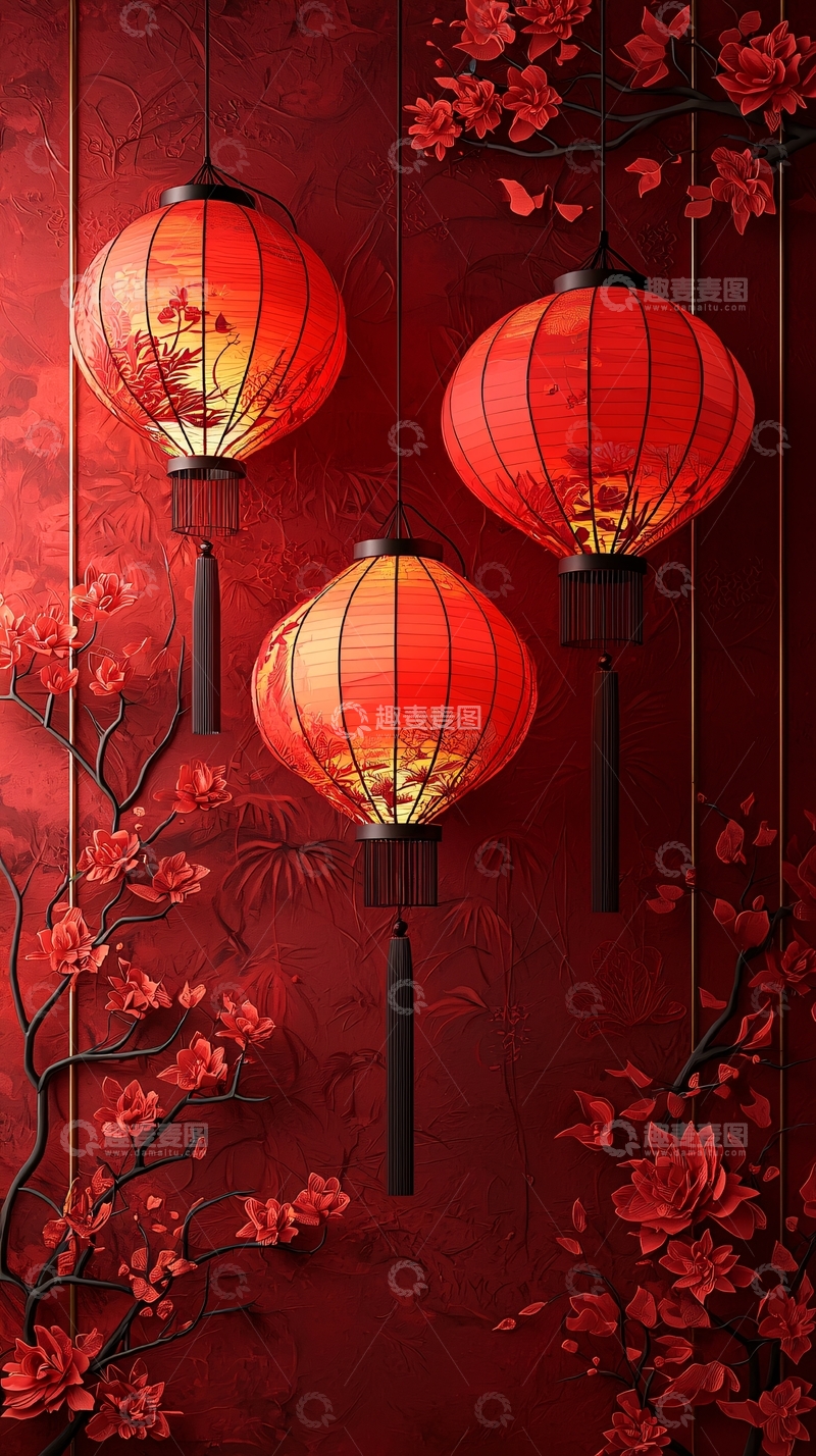 高清大图下载【趣麦麦图】红灯笼
