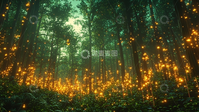 高清大图下载【趣麦麦图】梦幻森林