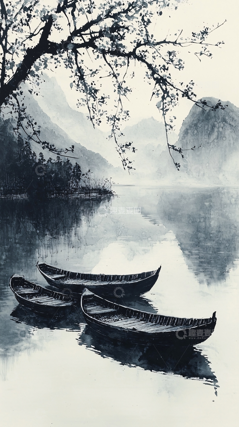 高清大图下载【趣麦麦图】水墨画