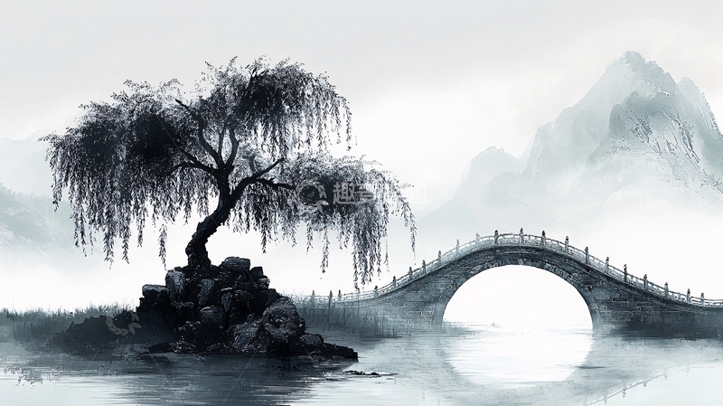 高清大图下载【趣麦麦图】水墨画