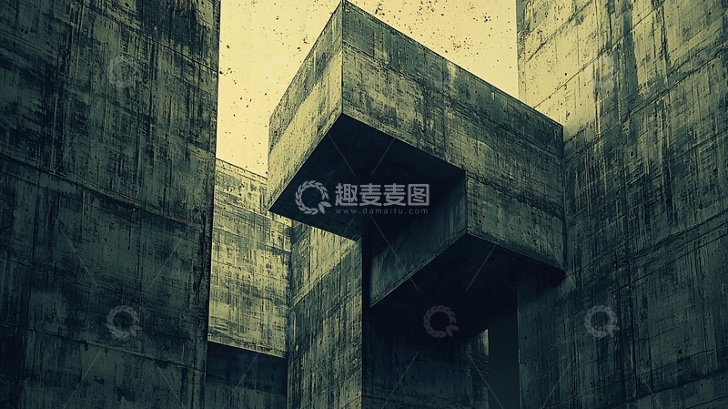 高清大图下载【趣麦麦图】水泥建筑