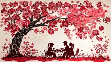 红树下家庭野餐