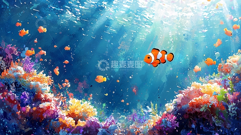 高清大图下载【趣麦麦图】海底世界