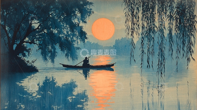 高清大图下载【趣麦麦图】日落