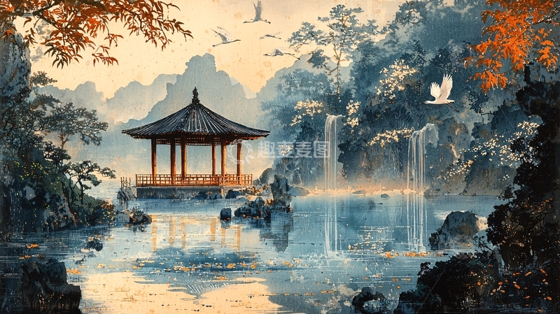 高清大图下载【趣麦麦图】水墨画