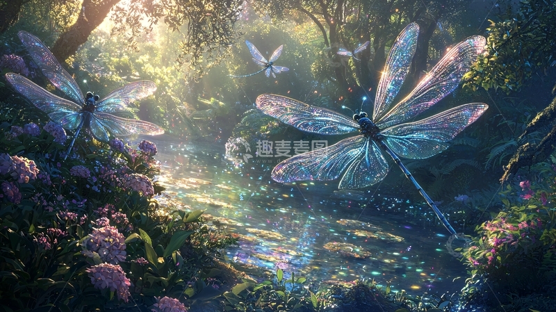 高清大图下载【趣麦麦图】梦幻森林