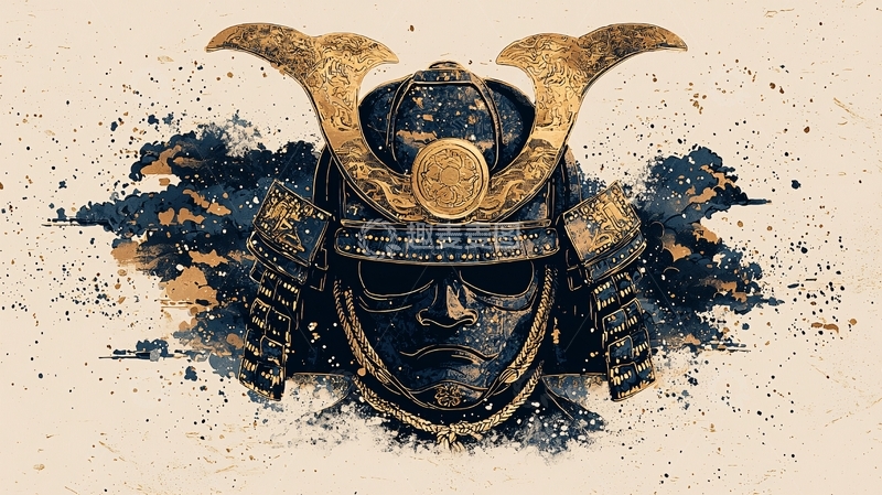 高清大图下载【趣麦麦图】武士头盔