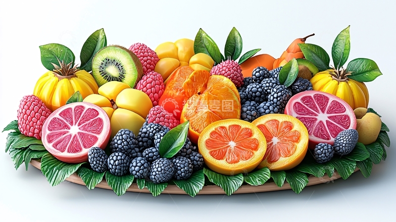 高清大图下载【趣麦麦图】水果拼盘
