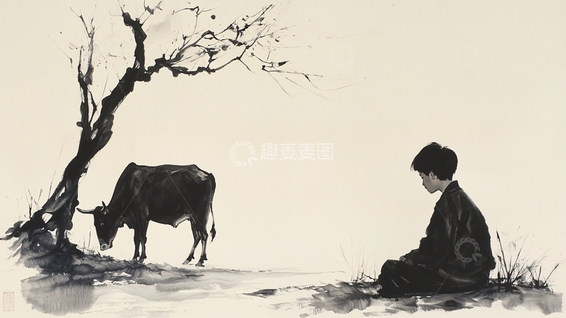 高清大图下载【趣麦麦图】水墨画