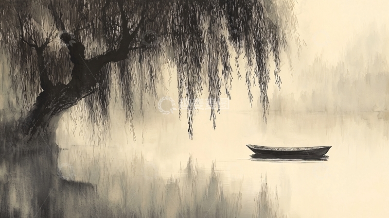 高清大图下载【趣麦麦图】水墨画