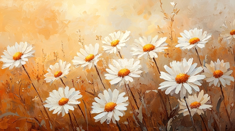 高清大图下载【趣麦麦图】阳光下向日葵花田