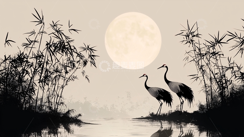 高清大图下载【趣麦麦图】水墨丹青