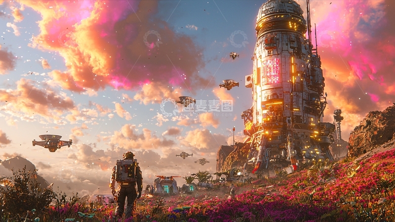 高清大图下载【趣麦麦图】未来科幻城市