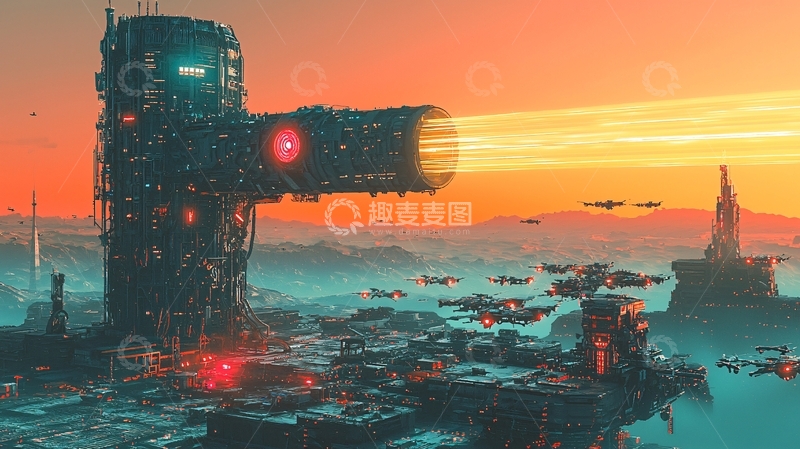 高清大图下载【趣麦麦图】未来科幻城市