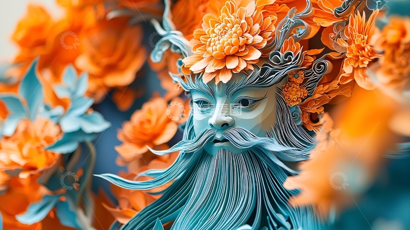 高清大图下载【趣麦麦图】水墨风神仙人物