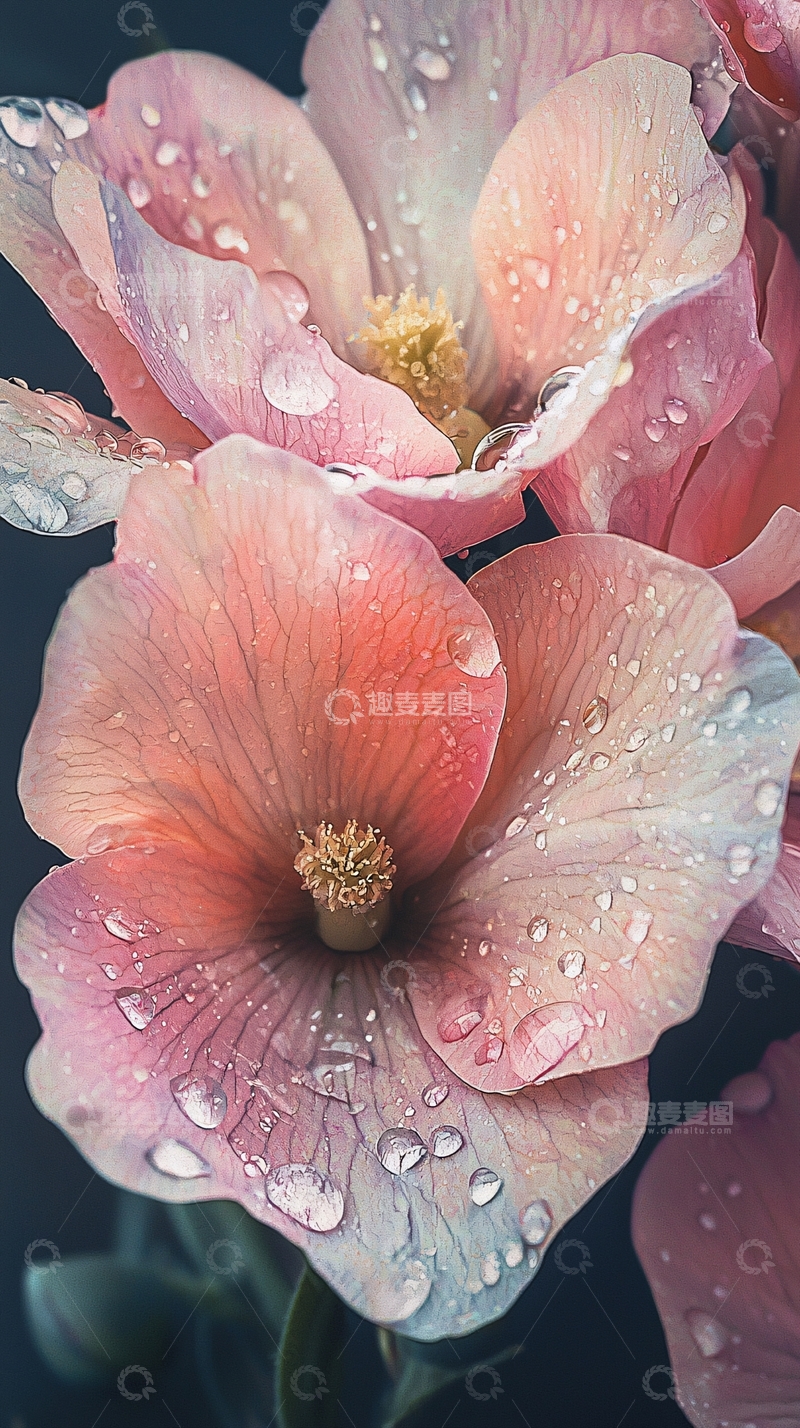 高清大图下载【趣麦麦图】粉色花朵