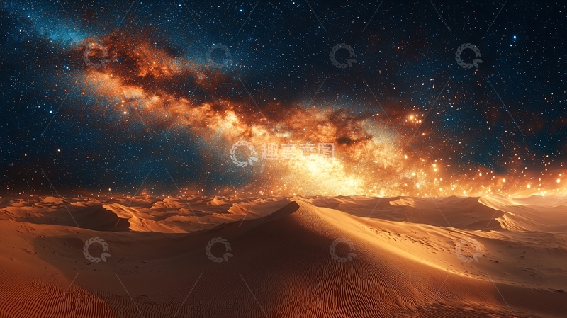 高清大图下载【趣麦麦图】宇宙沙漠星云