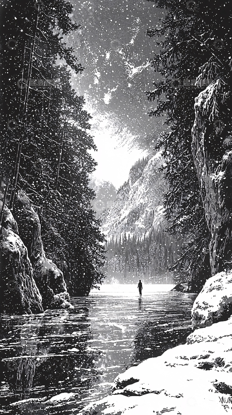 高清大图下载【趣麦麦图】冬季雪景