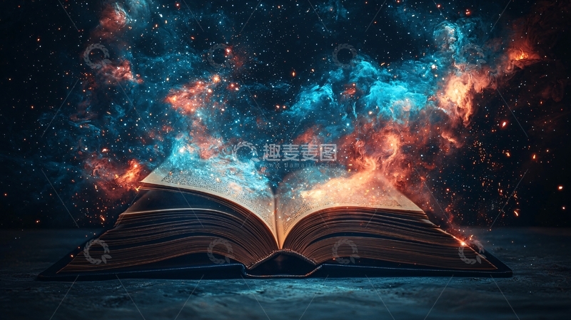 高清大图下载【趣麦麦图】魔法书籍