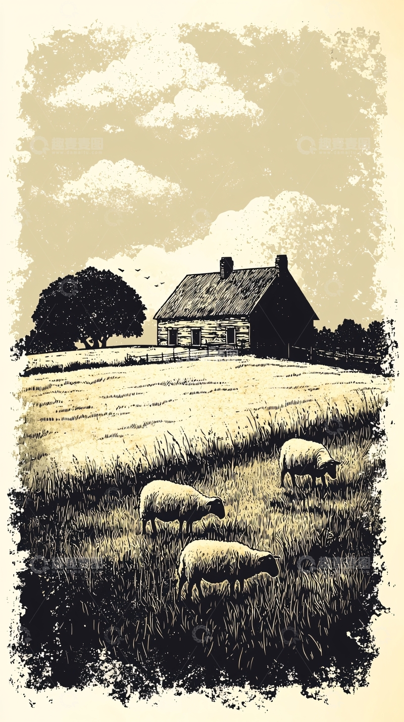 高清大图下载【趣麦麦图】乡村田园风景