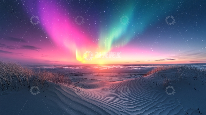 高清大图下载【趣麦麦图】极光