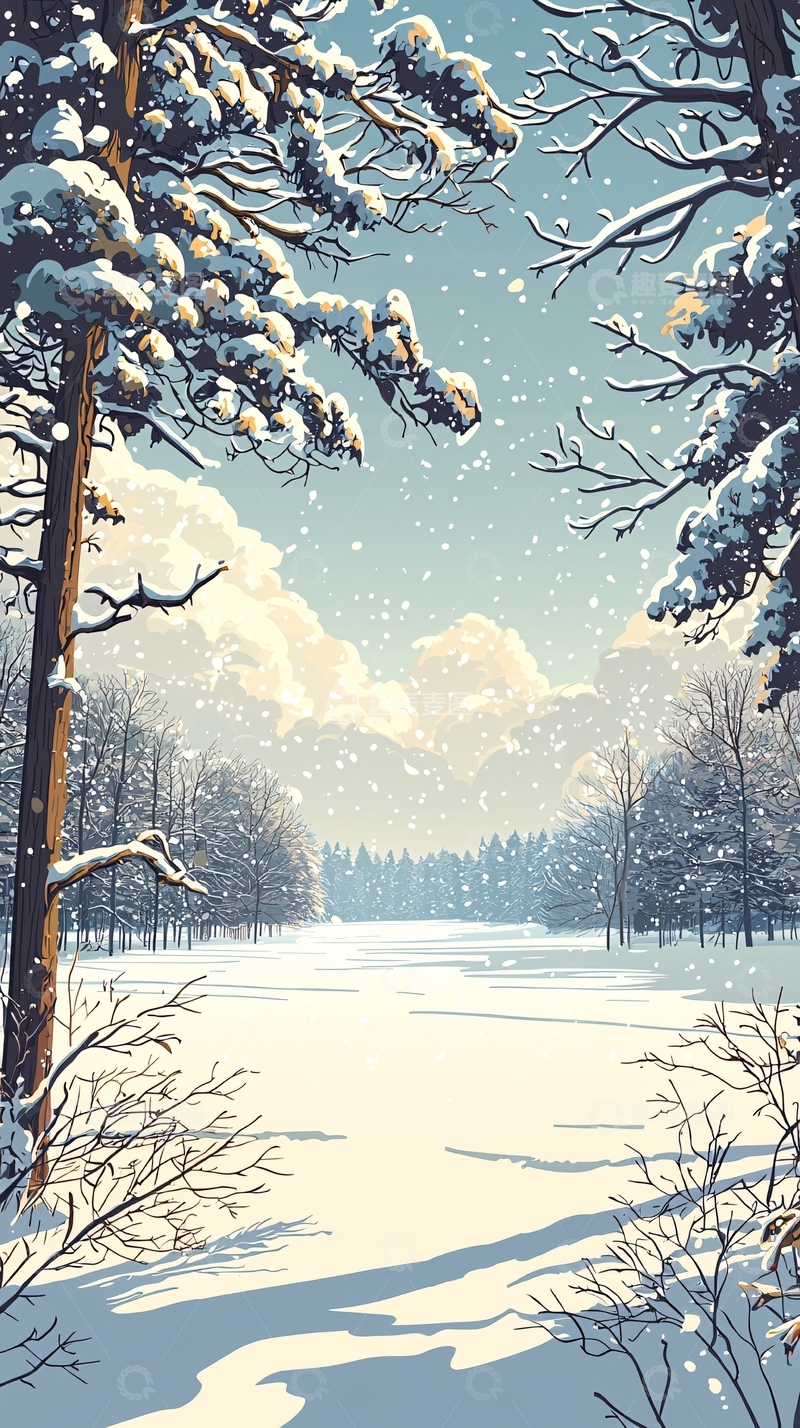 高清大图下载【趣麦麦图】雪景