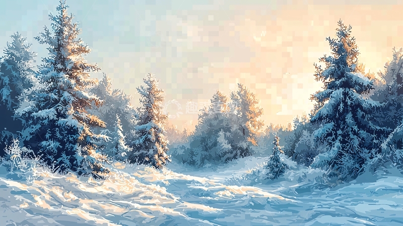 高清大图下载【趣麦麦图】雪景