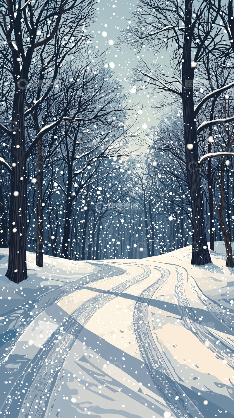 高清大图下载【趣麦麦图】冬季雪景