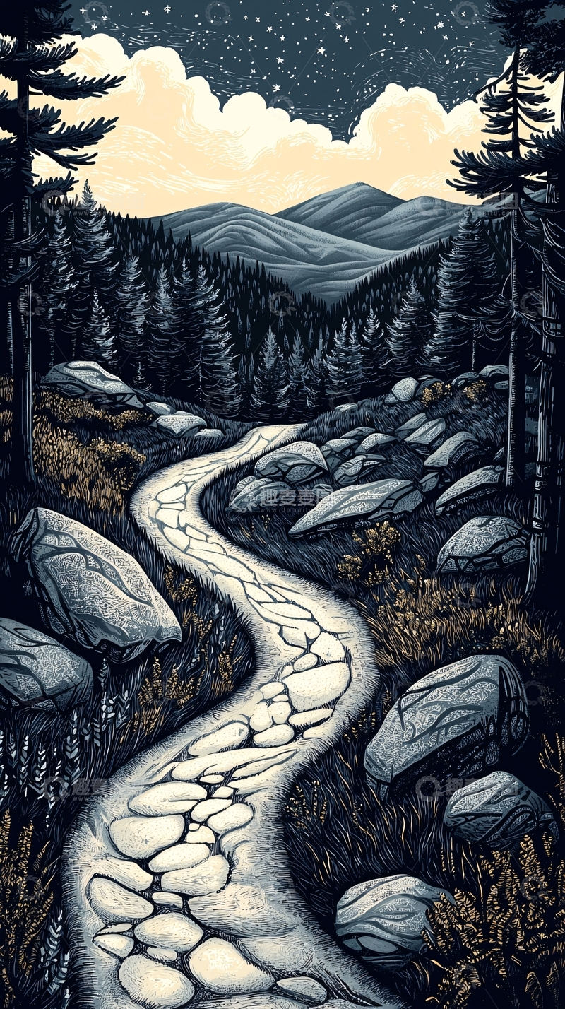 高清大图下载【趣麦麦图】山路