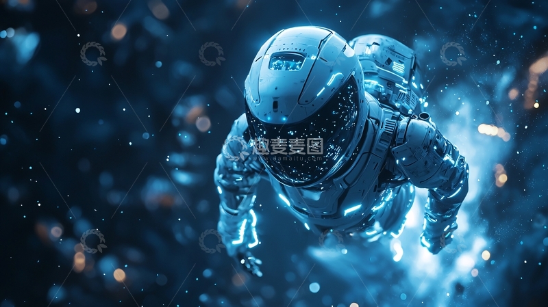 高清大图下载【趣麦麦图】太空宇航员